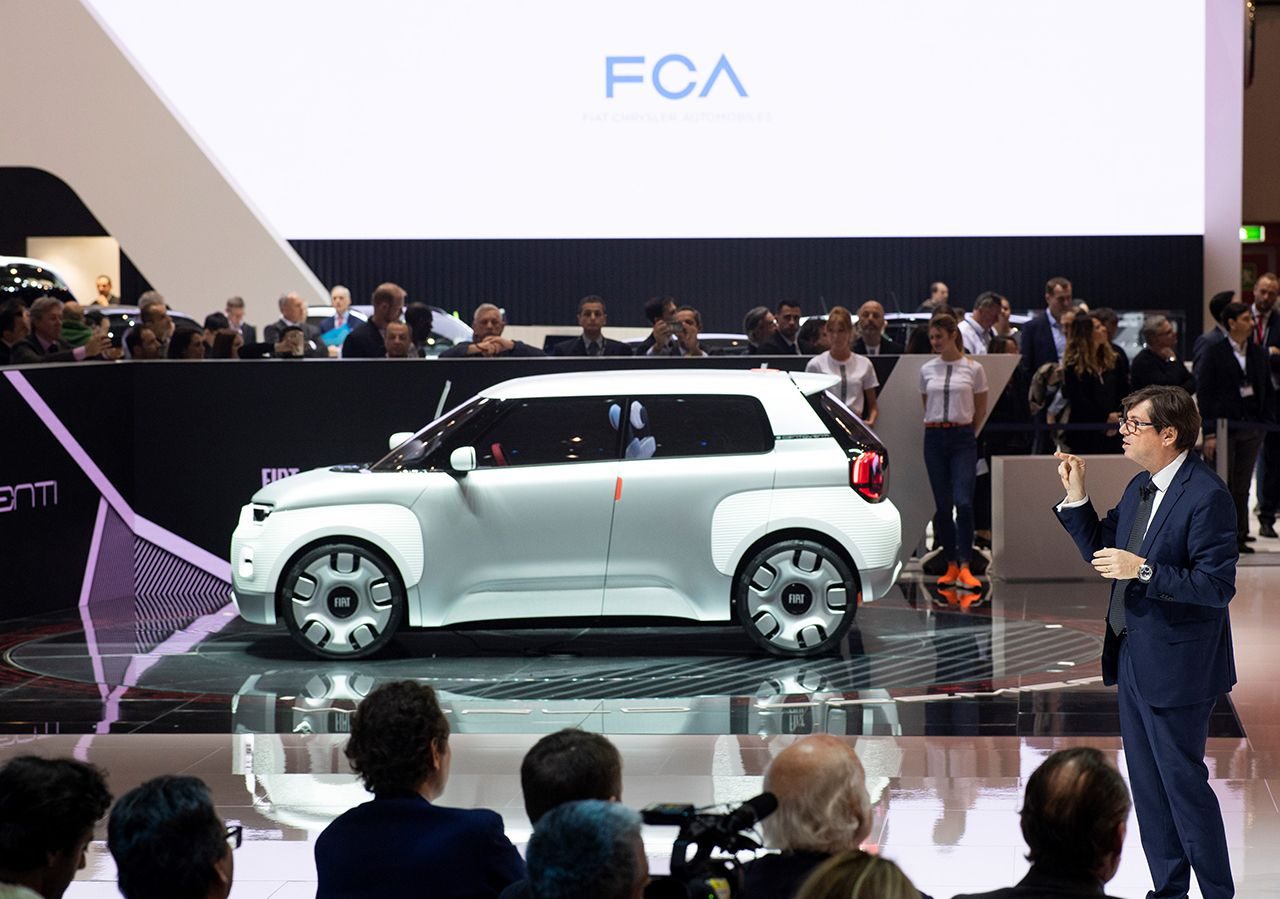 Fiat plne elektrické auto