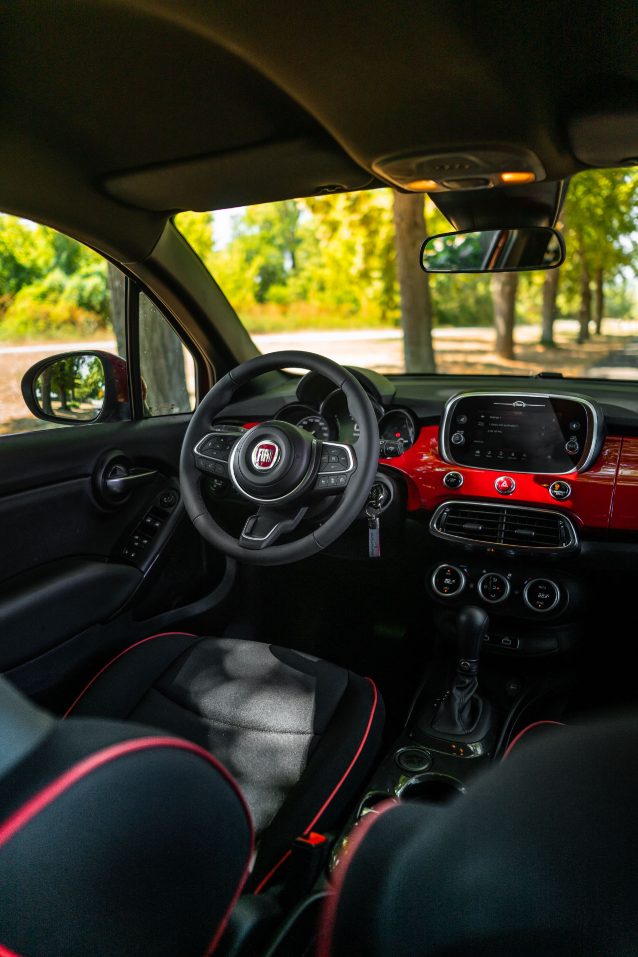 Fiat 500X RED interiér