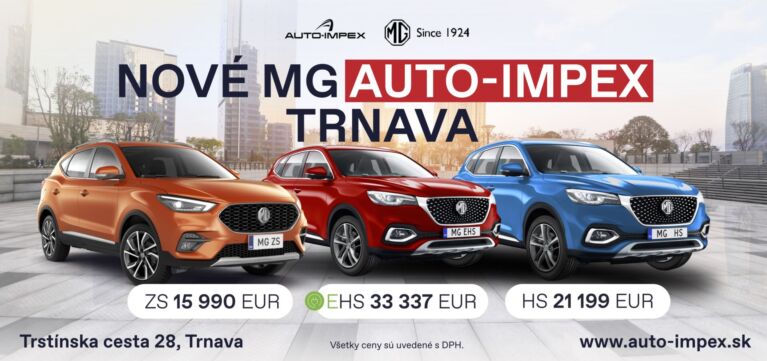 MG ZS od 15 890 eur – Nové auto výhodnejšie nekúpite!