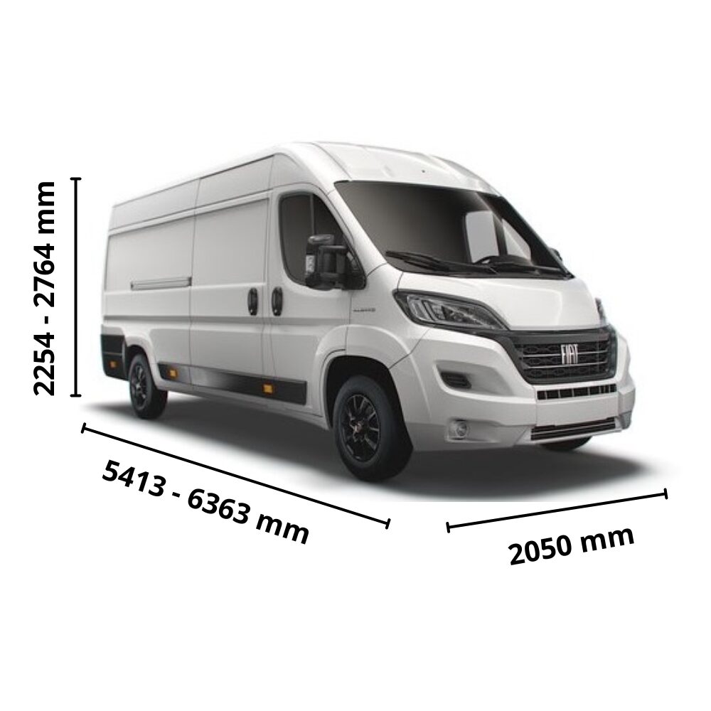 Fiat Ducato rozmery vozidla