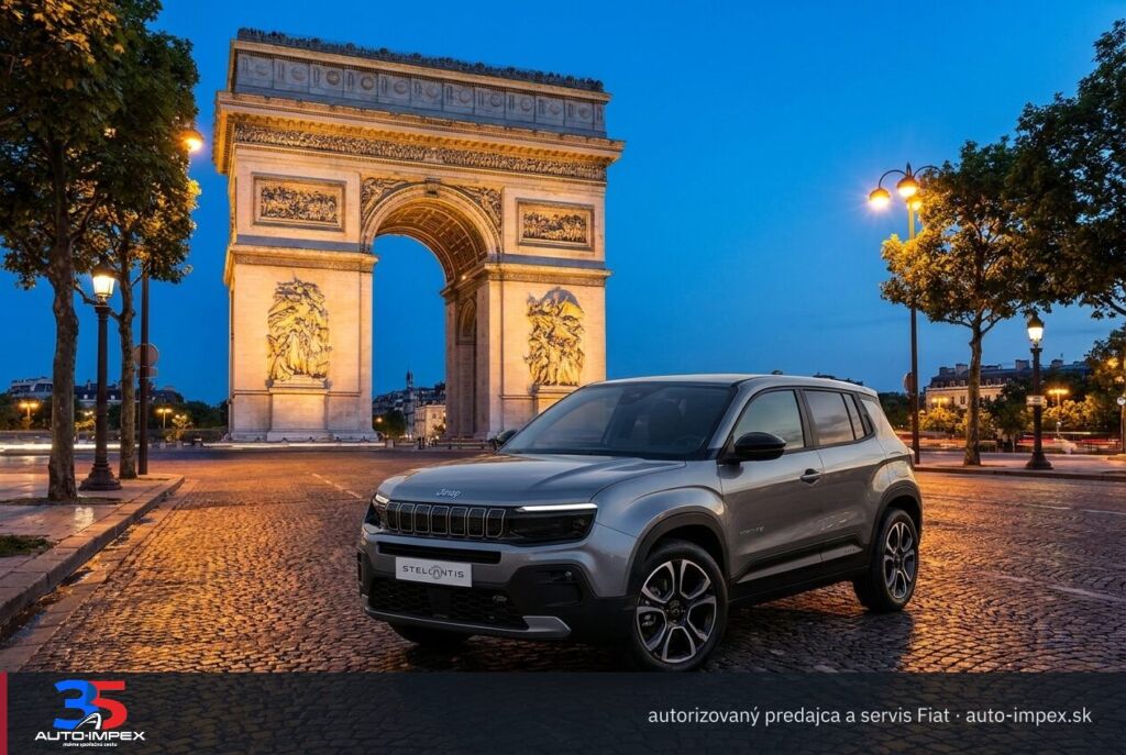 Fiat Grizzly: moderná mestská ulica na Slovensku po daždi (ilustračná fotografia)