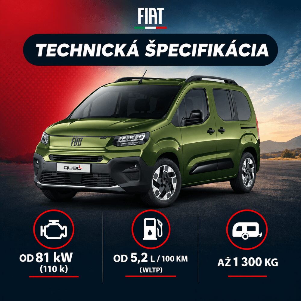Fiat Qubo L a technická špecifikácia