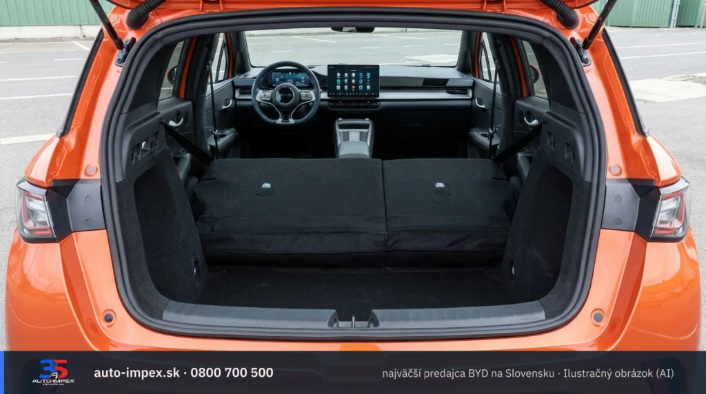 Otvorený batožinový priestor BYD Dolphin G DM-i