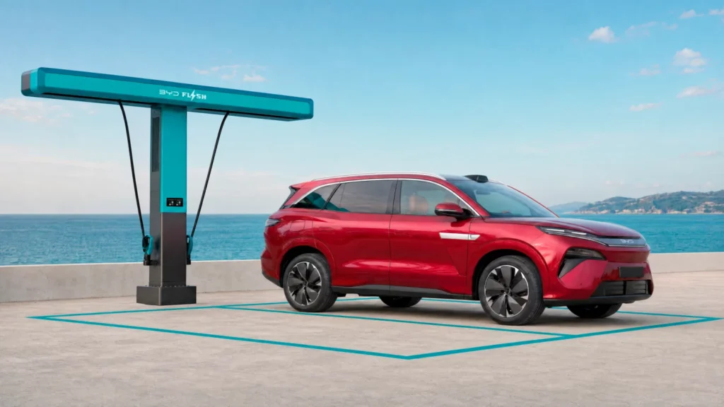 BYD ATTO 8 – vlajkové SUV s technológiou rýchleho nabíjania FLASH