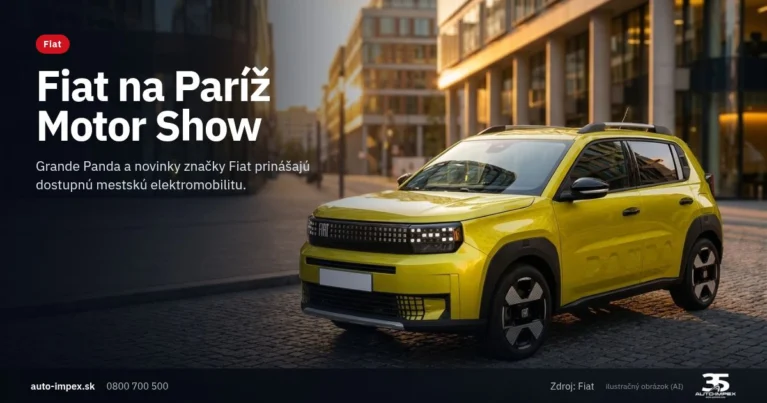 Fiat Panda na Paríž Motor Show 2026: Grande Panda, Grizzly, Topolino